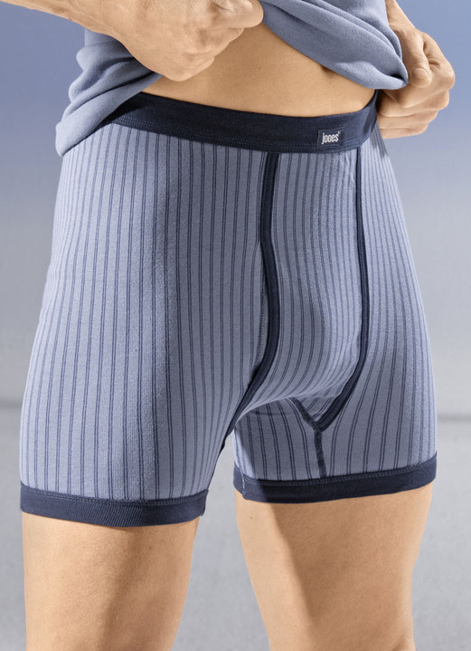Slips & broeken - Set van vier onderbroeken met zachte tailleband, in Größe 005 bis 011, in Farbe 2X INDIGO-NAVY, 2X MARINE-INDIGO Ansicht 1