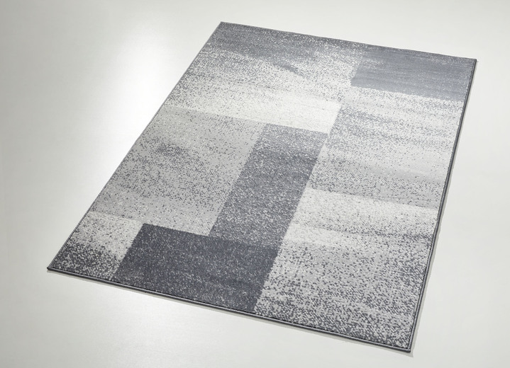 Modern - Combinatievriendelijke bruggen en tapijten, in Größe 111 (Brug, 60 x 110 cm) bis 288 (Tapijt, 240 x 330 cm), in Farbe GRAU Ansicht 1