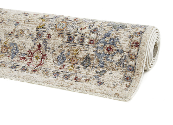 Modern - Hoge kwaliteit bruggen en tapijten, geschikt voor vloerverwarming, in Größe 111 (Brug, 60 x 110 cm) bis 304 (Teppich, ø 133 cm), in Farbe MULTICOLOR, in Ausführung Dessin 1 Ansicht 1
