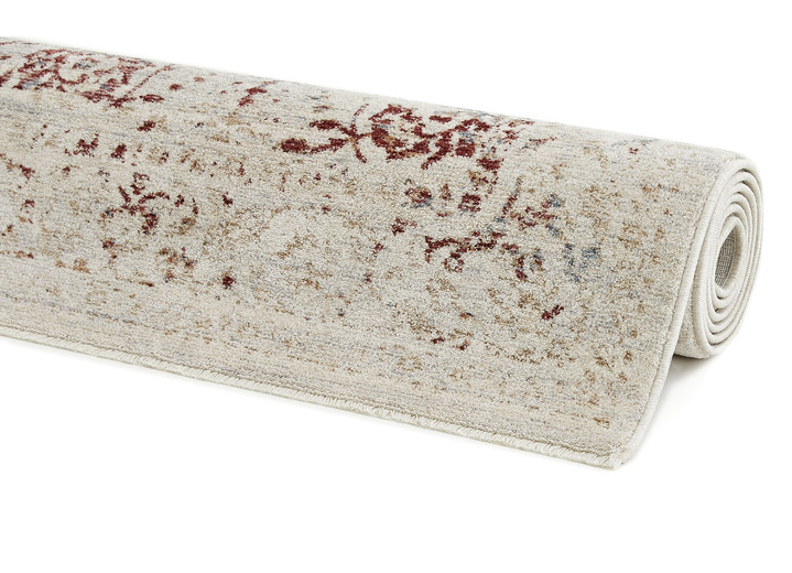 Modern - Hoge kwaliteit bruggen en tapijten, geschikt voor vloerverwarming, in Größe 111 (Brug, 60 x 110 cm) bis 304 (Teppich, ø 133 cm), in Farbe MULTICOLOR, in Ausführung Dessin 2 Ansicht 1