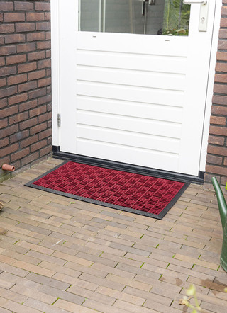 Deurmat met antislip rubberen achterkant