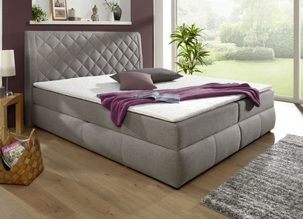 Boxspringbed met bedbox en topper