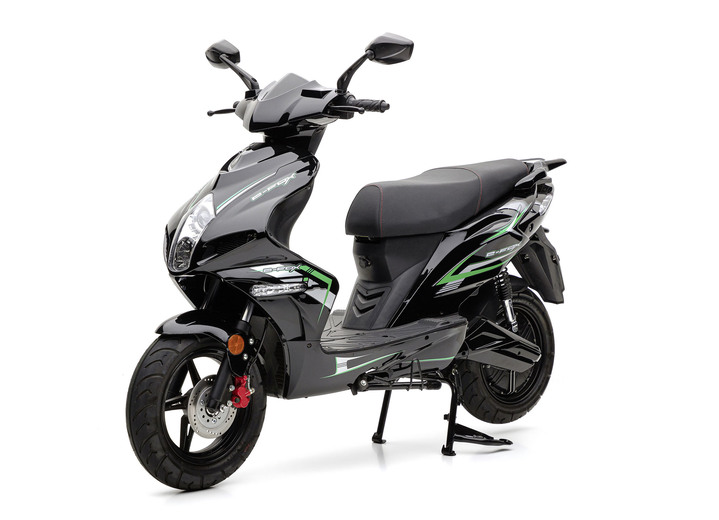 Elektromobielen - City e-scooter voor maximaal elektrisch rijplezier, in Farbe ZWART Ansicht 1