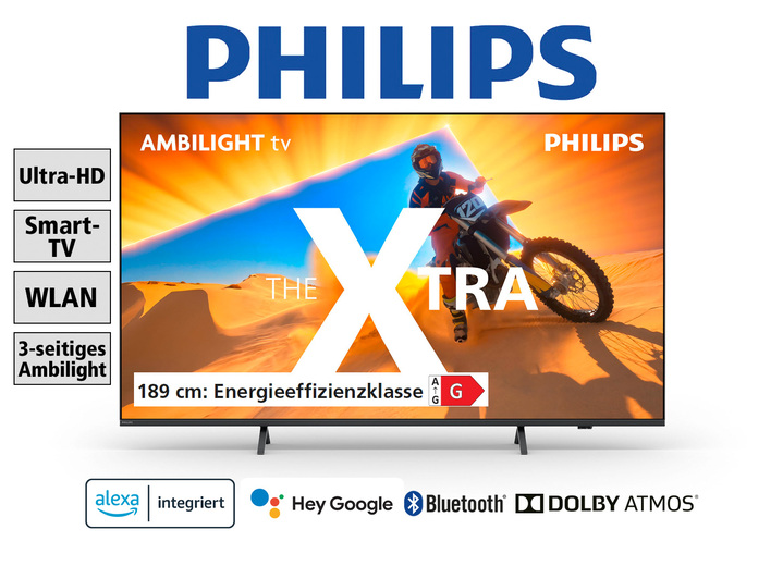 - Philips PML9009/12 4K Ultra_HD Ambilight Mini LED-TV, in Farbe ZWART Ansicht 1