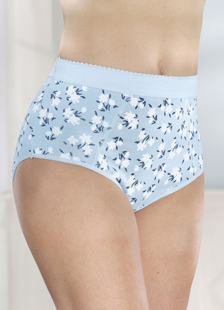 Set van vijf slips met verstevigd buikgedeelte