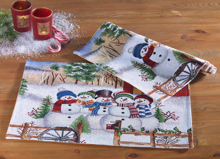 Woontextiel - Placemat, 2-delig, in Farbe MEERKLEURIG