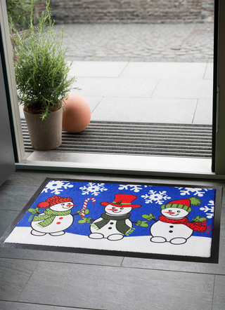 Sneeuwpop deurmat