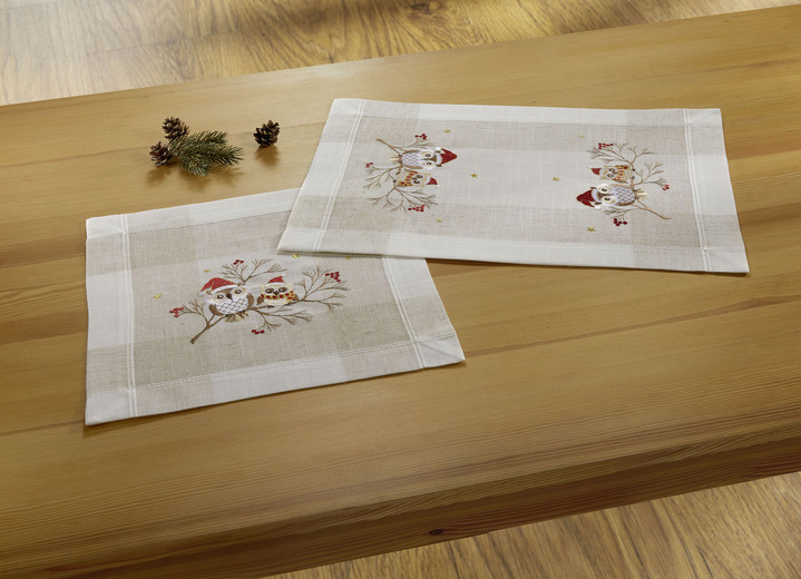 Woontextiel - Kleedjes, in Größe 101 (Kleedje, 35 x 50 cm) bis 404 (Kussensloop, 40 x 40 cm), in Farbe SECT-MEERKLEURIG Ansicht 1