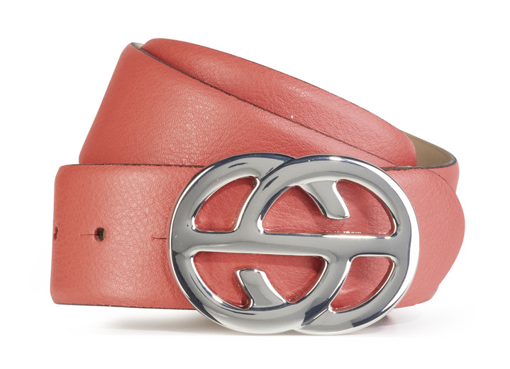 Accessoires - Leren riem, in Größe 085 bis 115, in Farbe KORAAL Ansicht 1