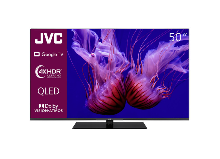 TV - JVC LT-VGQ8255 4K Ultra HD QLED-tv, in Farbe SCHWARZ Ansicht 1