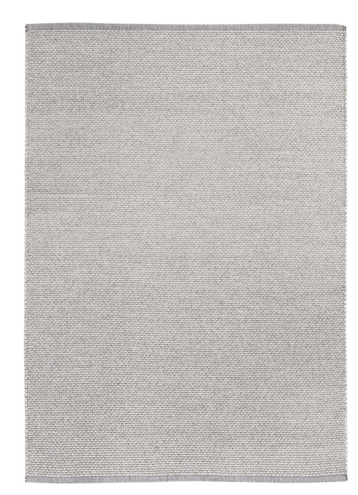 Modern - Bruggen en tapijten gemaakt van gerecycled katoen, in Größe 113 (vloerkleed, 70 x 140 cm) bis 249 (tapijt, 160 x 230 cm), in Farbe LICHTGRIJS Ansicht 1
