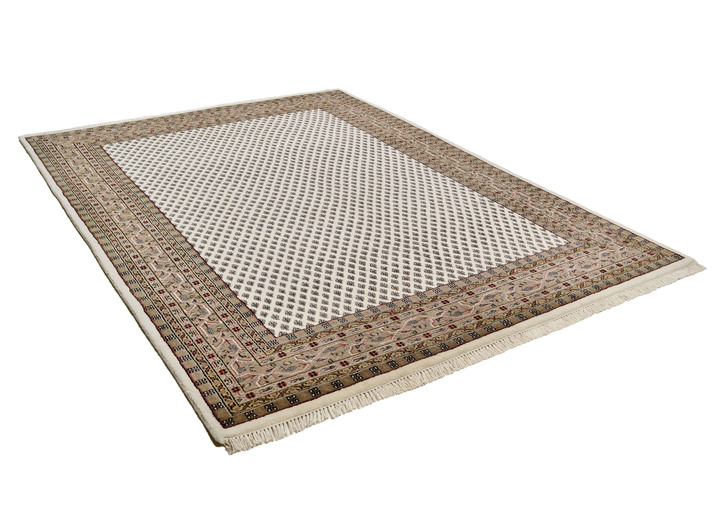 Tapijten - Klassiek oosters tapijt uit India, in Größe 101 (Brug, 40 x 60 cm) bis 306 (rond tapijt, ø 250 cm), in Farbe CAMEL Ansicht 1