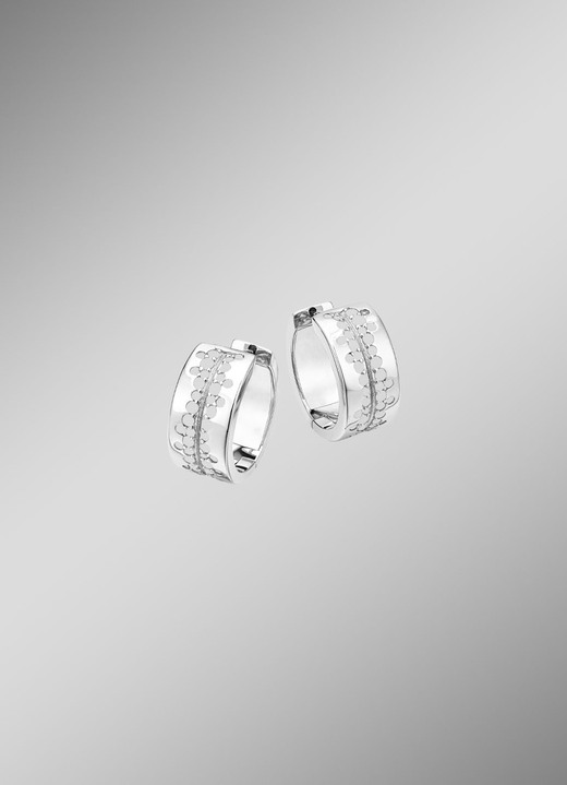 Oorbellen - Oorringen zilver 925/-, in Farbe  Ansicht 1