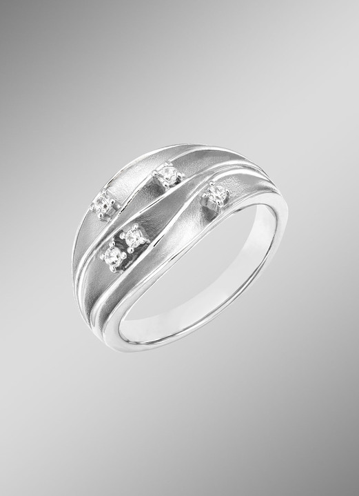 Ringen - Damesring zilver 925/-, in Größe 160 bis 220, in Farbe  Ansicht 1