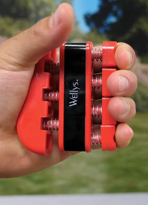 Gezondheid & verzorging - Wellys® hand- en vingertrainer, in Farbe SCHWARZ-ROT