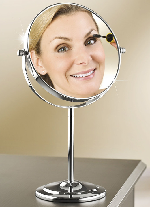 Badhulpmiddelen - Make-up spiegel, in Farbe SILBER Ansicht 1