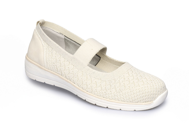 Pumps & ballerina - Comfortabele ballerina met zachte zool, in Größe 036 bis 041, in Farbe BEIGE Ansicht 1