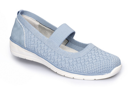 Comfortabele ballerina met zachte zool