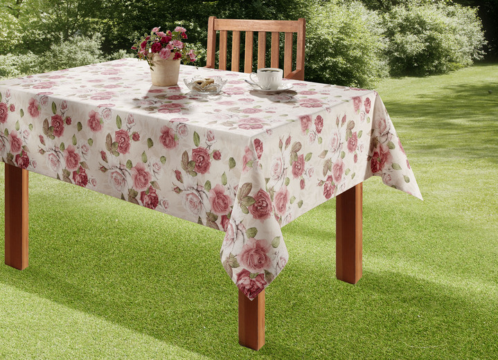 Tuin tafelkleden - Tafeldecoratie met vlekwerende middelen, in Größe 105 (loper, 40/140 cm) bis 190 (ovaal tafelkleed, 135/190 cm), in Farbe MULTICOLOR Ansicht 1