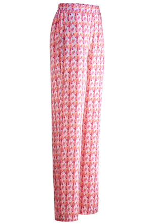 Broek in modieuze breedte