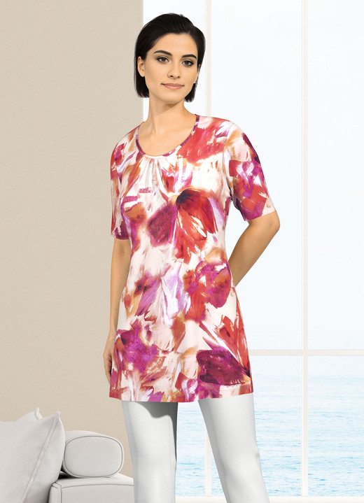 Longshirts - Lang overhemd Longshirts - Lang overhemd, in Größe 040 bis 056, in Farbe PINK-ORANGE