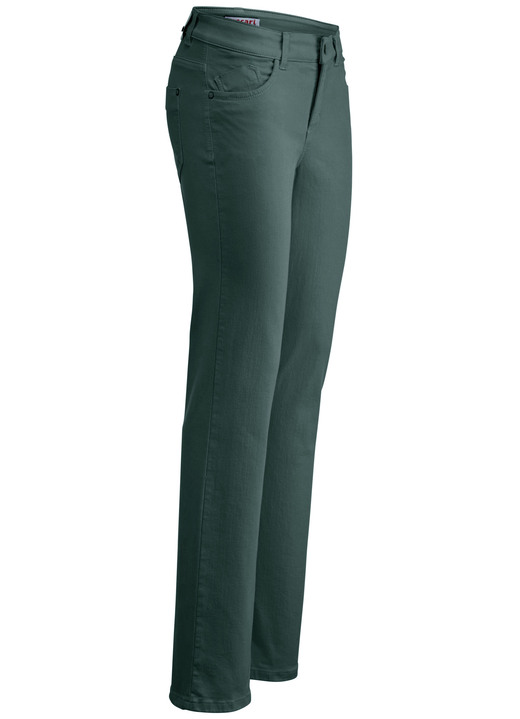Broeken met elastische band - Magische jeans in 5-pocket-stijl Broeken met elastische band - Magische jeans in 5-pocket-stijl, in Größe 017 bis 050, in Farbe MOS