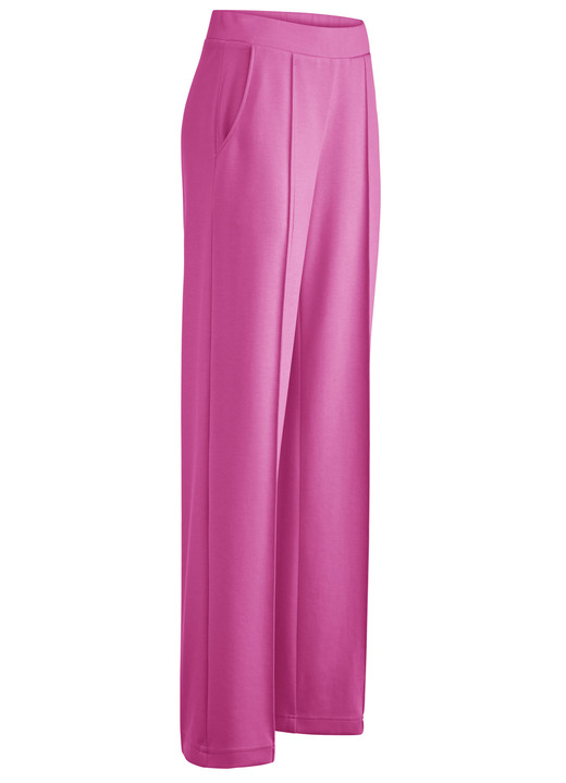Broeken met elastische band - Broek in een modieuze wijdte, in Größe 018 bis 052, in Farbe FUCHSIA Ansicht 1