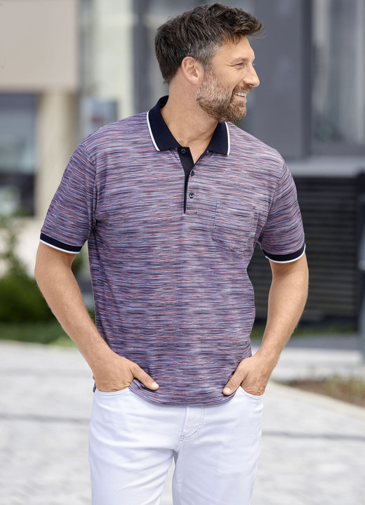 Shirts - Poloshirt met borstzak Shirts - Poloshirt met borstzak, in Größe 3XL (64/66) bis XXL (60/62), in Farbe KORAAL-AQUAMELTER