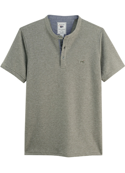 Shirts - Milano Italië shirt, in Größe 3XL (64/66) bis XXL (60/62), in Farbe OLIV Ansicht 1
