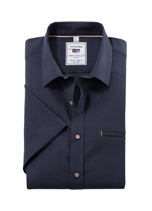 Korte mouwen - Seersucker shirt van Korte mouwen - Seersucker shirt van