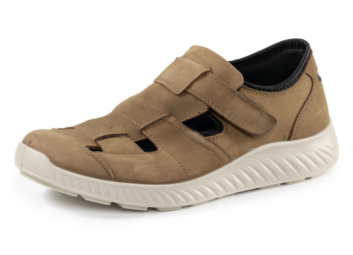 Instappers & veterschoenen - GINO GALANTE pantoffels van zacht, gevet rundnubuckleer, in Größe 039 bis 046, in Farbe COGNAC Ansicht 1