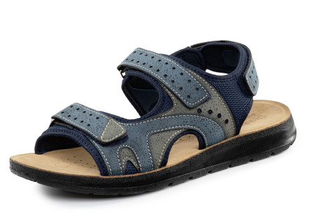 Sandalen van synthetisch en textiel