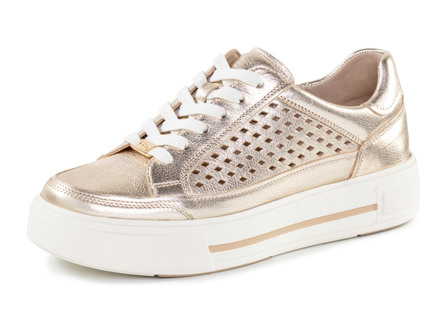 ELENA EDEN sneaker van nappaleer met luchtige perforatie