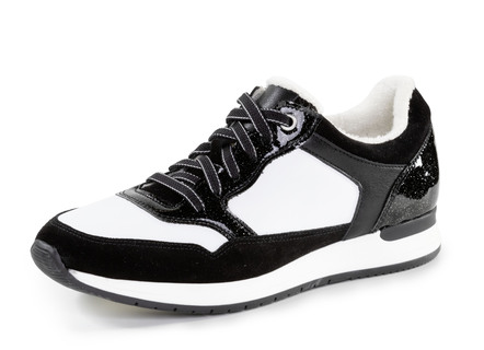 ELENA EDEN sneakers van nappa en suède