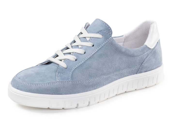 Instappers & veterschoenen - ELENA EDEN veterschoenen gemaakt van suède, in Größe 036 bis 042, in Farbe BLAUW Ansicht 1
