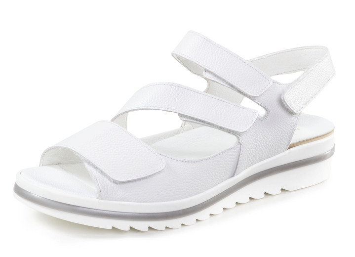 Sandalen & slippers - Ranger sandaal met uitneembaar leren voetbed, in Größe 3 1/2 bis 8, in Farbe WEISS Ansicht 1