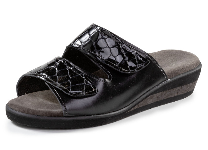 Sandalen & slippers - Muilezels, in Größe 036 bis 042, in Farbe SCHWARZ Ansicht 1