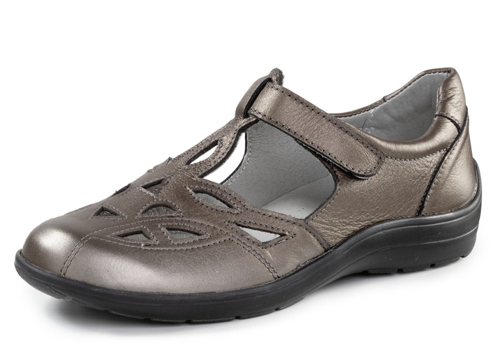 Instappers & veterschoenen - pantoffel, in Größe 036 bis 042, in Farbe BRONZE Ansicht 1