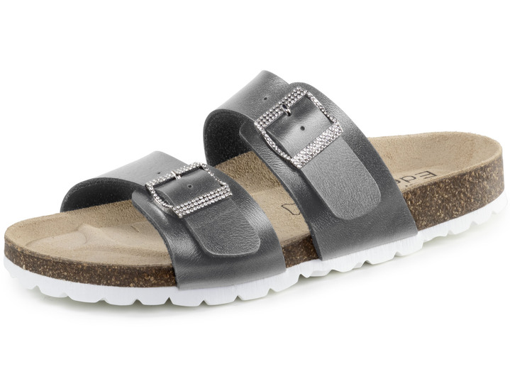 Sandalen & slippers - Muilezels, in Größe 036 bis 042, in Farbe ONYXSCHWARZ Ansicht 1