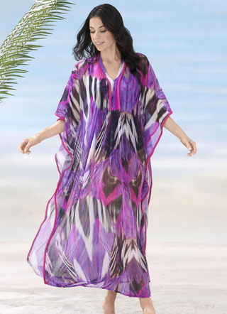 Laurina Kaftan, licht transparant