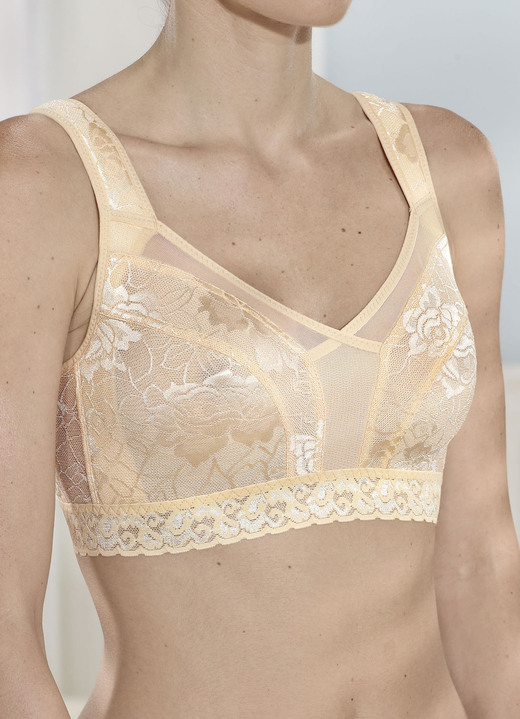 Soft-BH - BH met plakband voor een perfecte pasvorm, in Größe 080 bis 115, in Cup E, in Farbe PUDER Ansicht 1