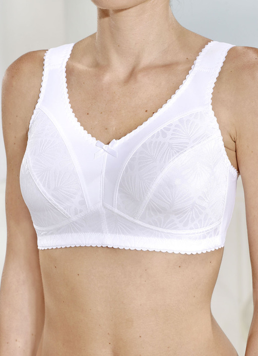 Soft-BH - BH Cup B, in Größe 080 bis 115, in Cup C, in Farbe WEISS Ansicht 1