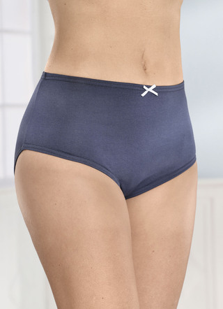Set van vijf slips met elastische tailleband