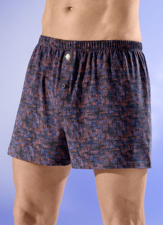 Set van vier boxershorts met knoopsluiting