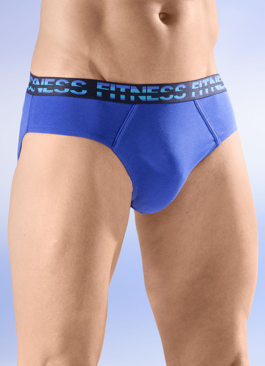 Slips & broeken - Slip, in Größe 004 bis 011, in Farbe 2X ROYALBLAU, 2X SCHWARZ Ansicht 1