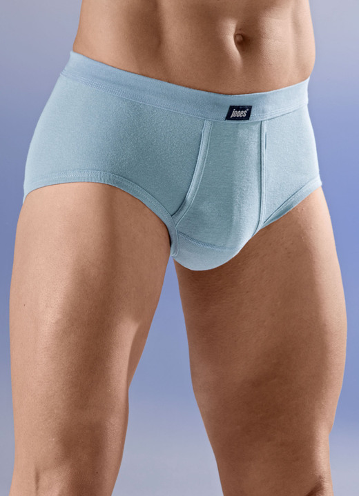 Slips & broeken - Vier pakjes slips, in Größe 005 bis 014, in Farbe 2X TAUBENBLAU, 2X SCHIEFER Ansicht 1