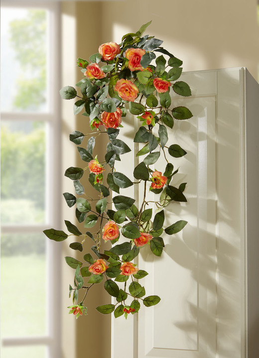 Kunst- & textielplanten - Roze hanger, in Farbe ORANJE Ansicht 1