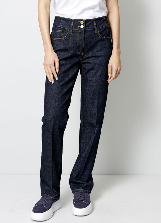Broeken - Jeans met 5 zakken, in Größe 019 bis 052, in Farbe DUNKELBLAU Ansicht 1