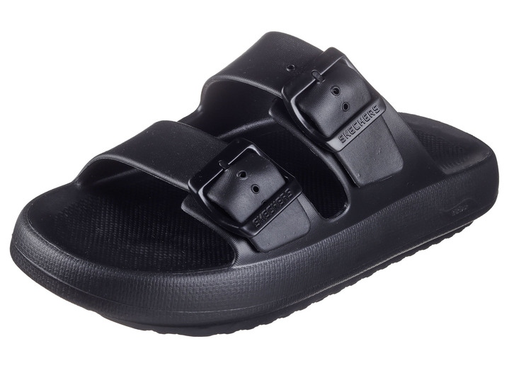 Sandalen & slippers - SKECHERS synthetische muiltjes, in Größe 040 bis 046, in Farbe ZWART Ansicht 1
