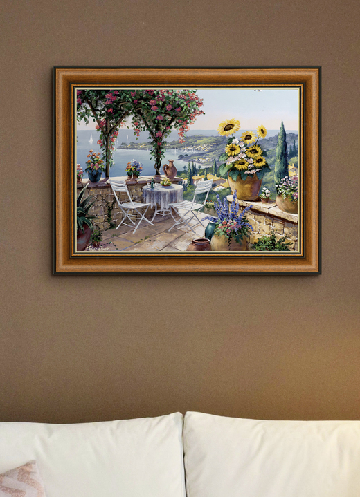 Landschap - foto in een designlijst, in Farbe KLEURRIJK Ansicht 1